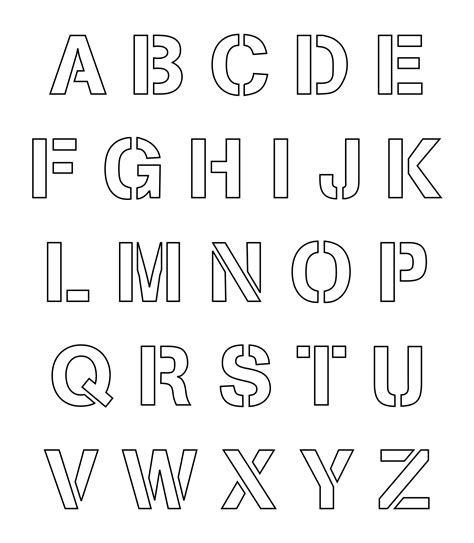 2 inch stencil letters|2in stencils free printable.